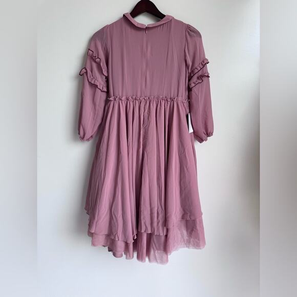 Joyfolie Mia Joy Paris Petticoat Dress Girls Mauve Size‎ 10 party elegant formal - Picture 2 of 12